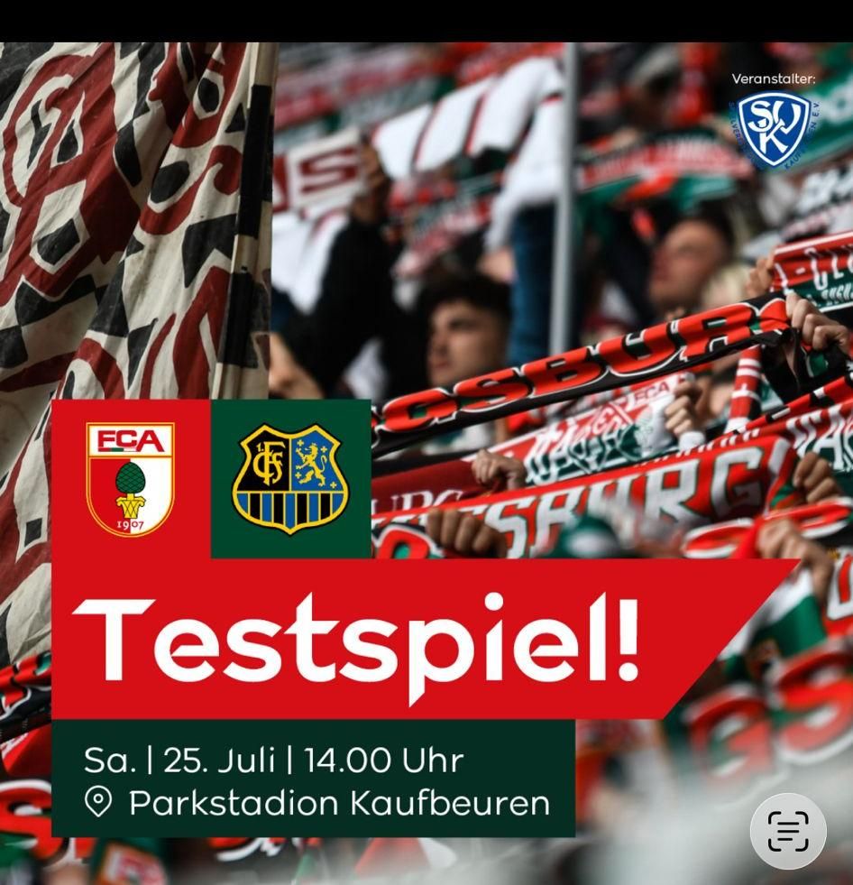 Ankündigung FC Augsburg gegen 1. FC Saarbrücken