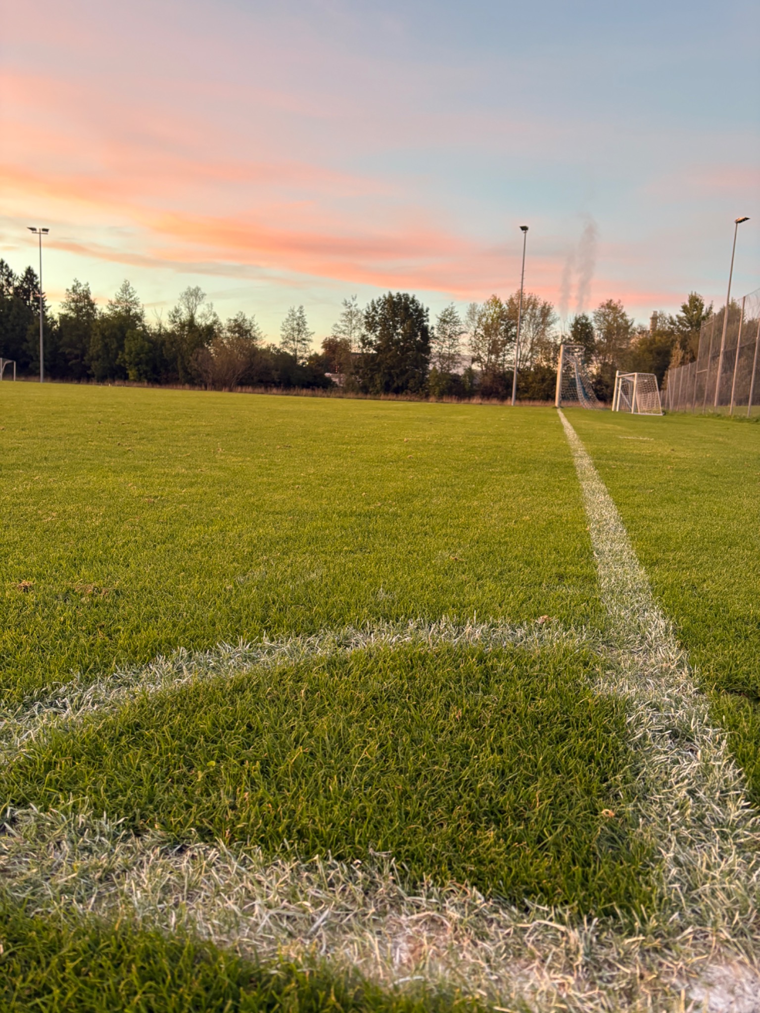 Tor auf dem Trainingsgelände